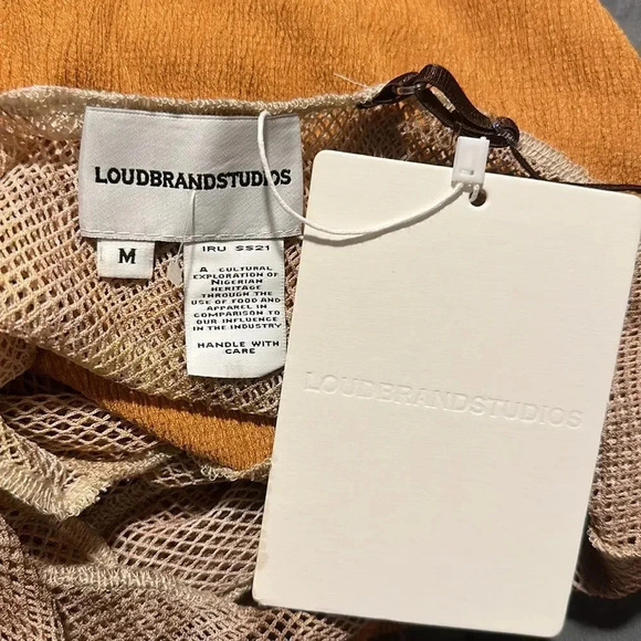 LOUDBRAND STUDIOS Raw Edge Vashtie Dress Size M NWT - Picture 10 of 16